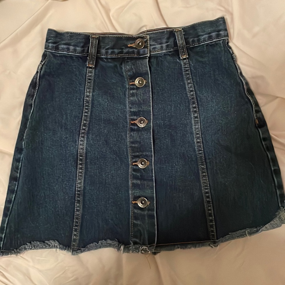 Forever 21 Dark Denim Mini Skirt
